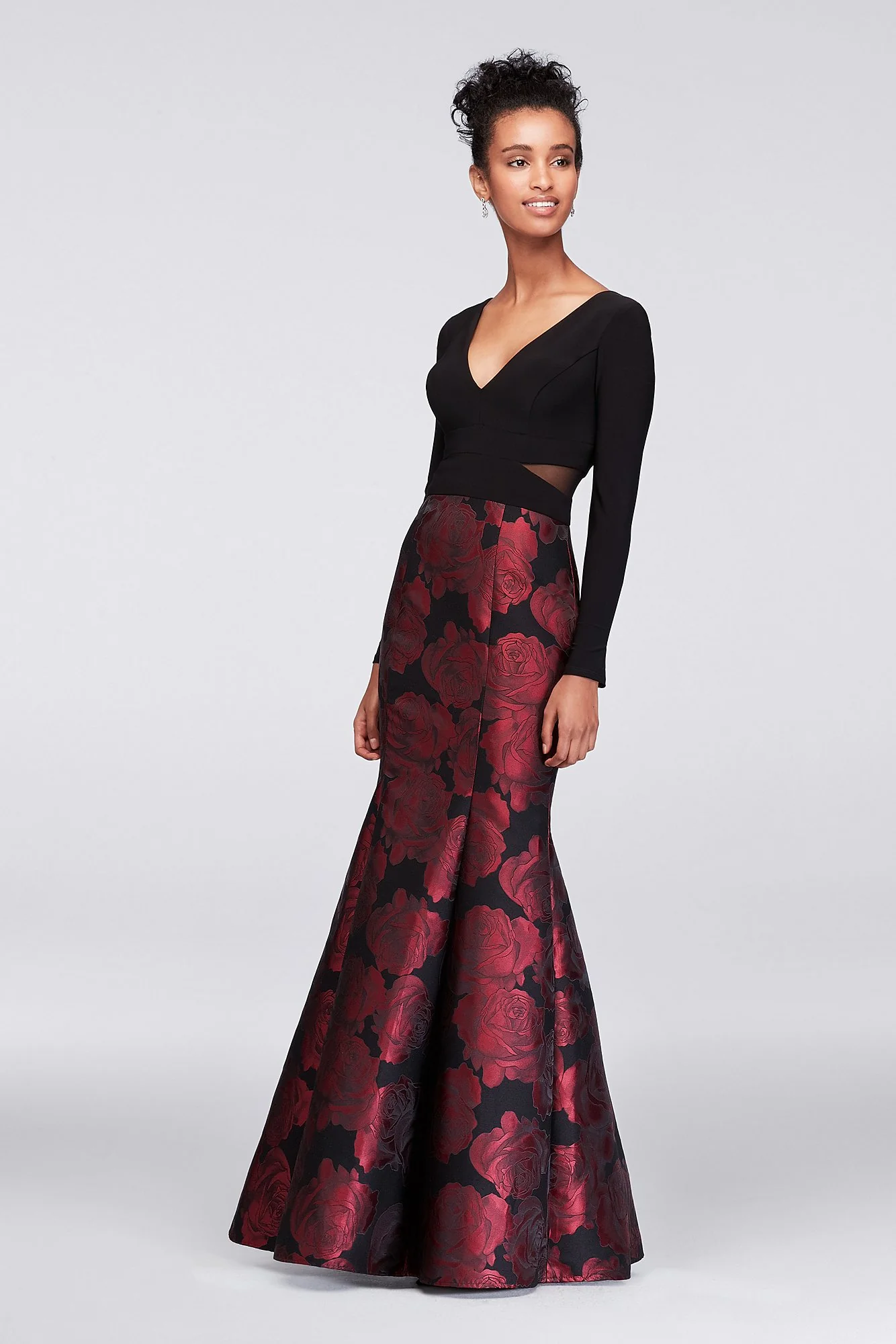 Vestido Largo Bicolor Rimini Couture