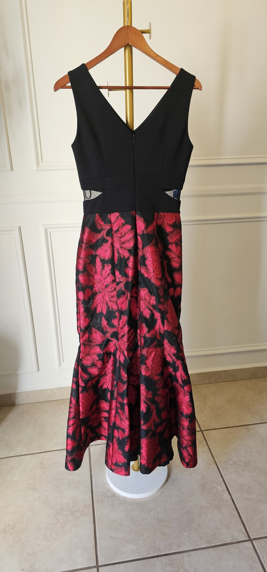 Vestido Largo Bicolor Rimini Couture — foto 3