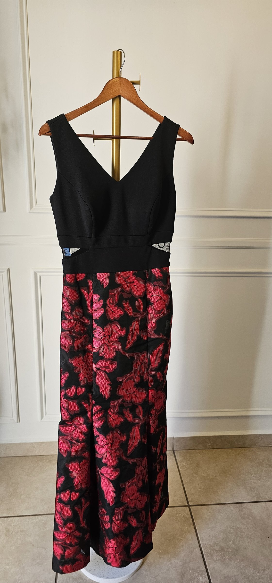 Vestido Largo Bicolor Rimini Couture — foto 4