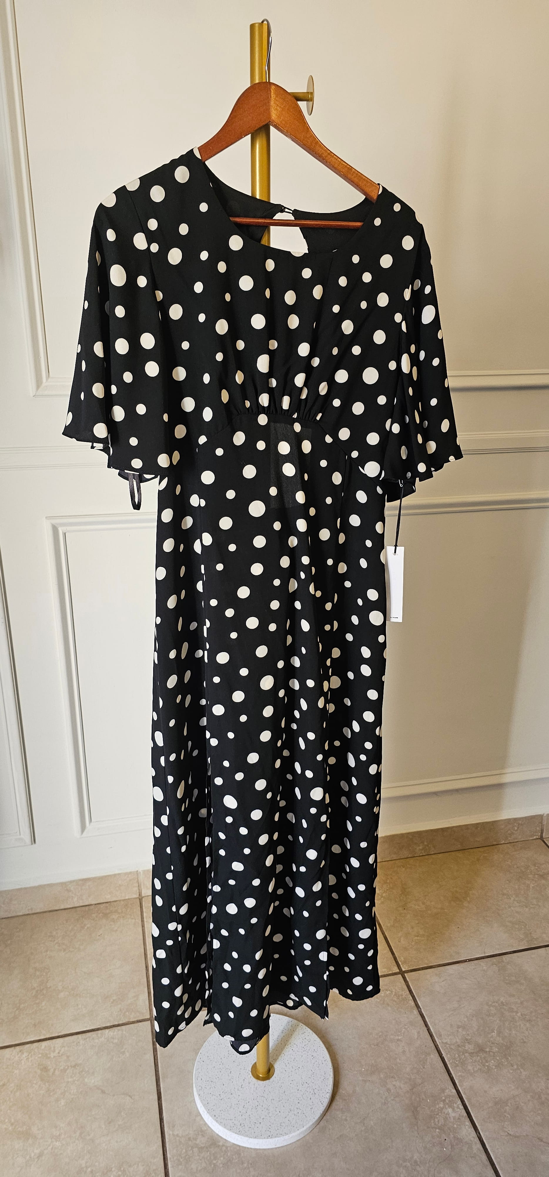Polka Dot Print Angel Sleeve — foto 5