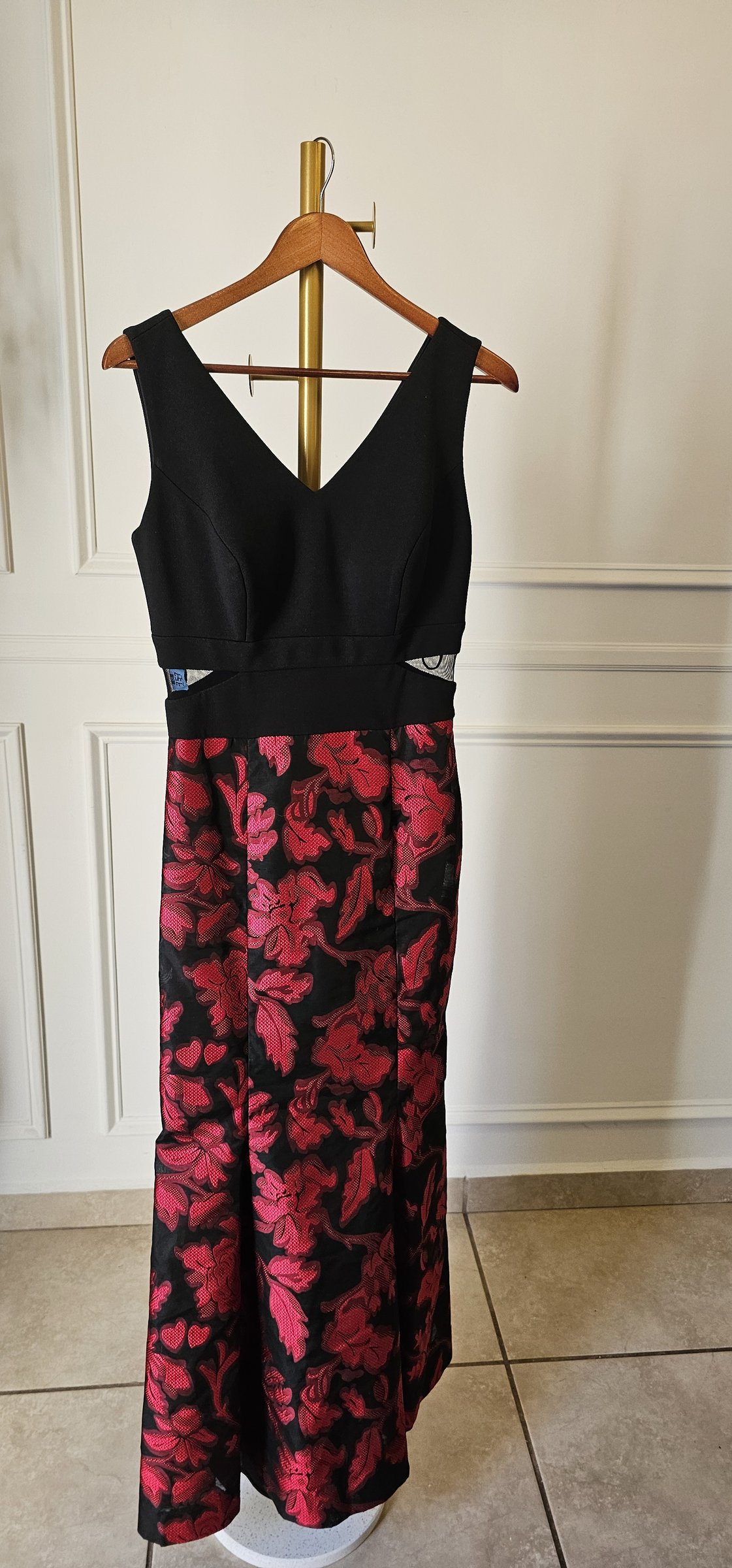 Vestido Largo Bicolor Rimini Couture — foto 5