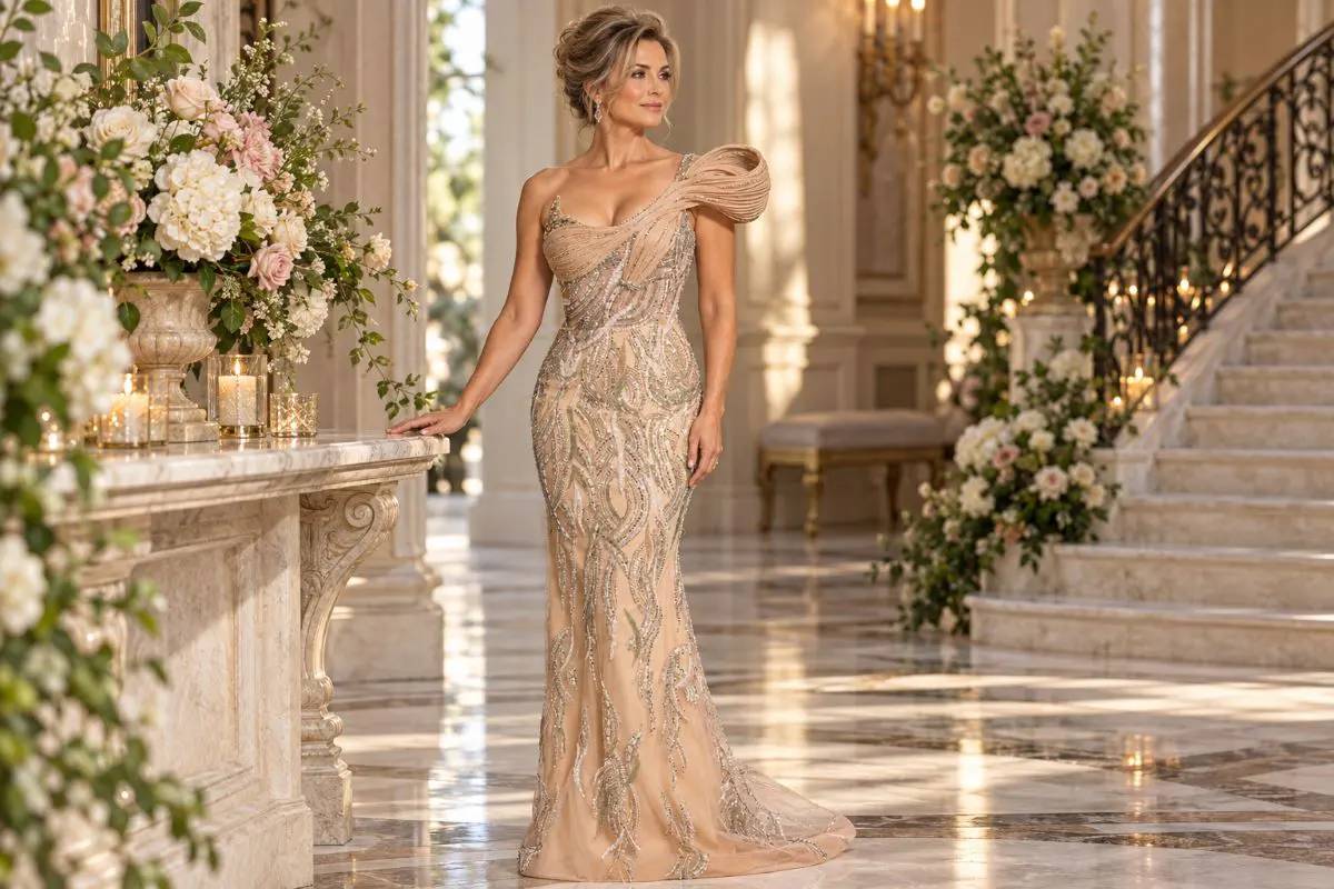 Estilos para la mamá de la novia: siluetas, colores y telas que sí funcionan