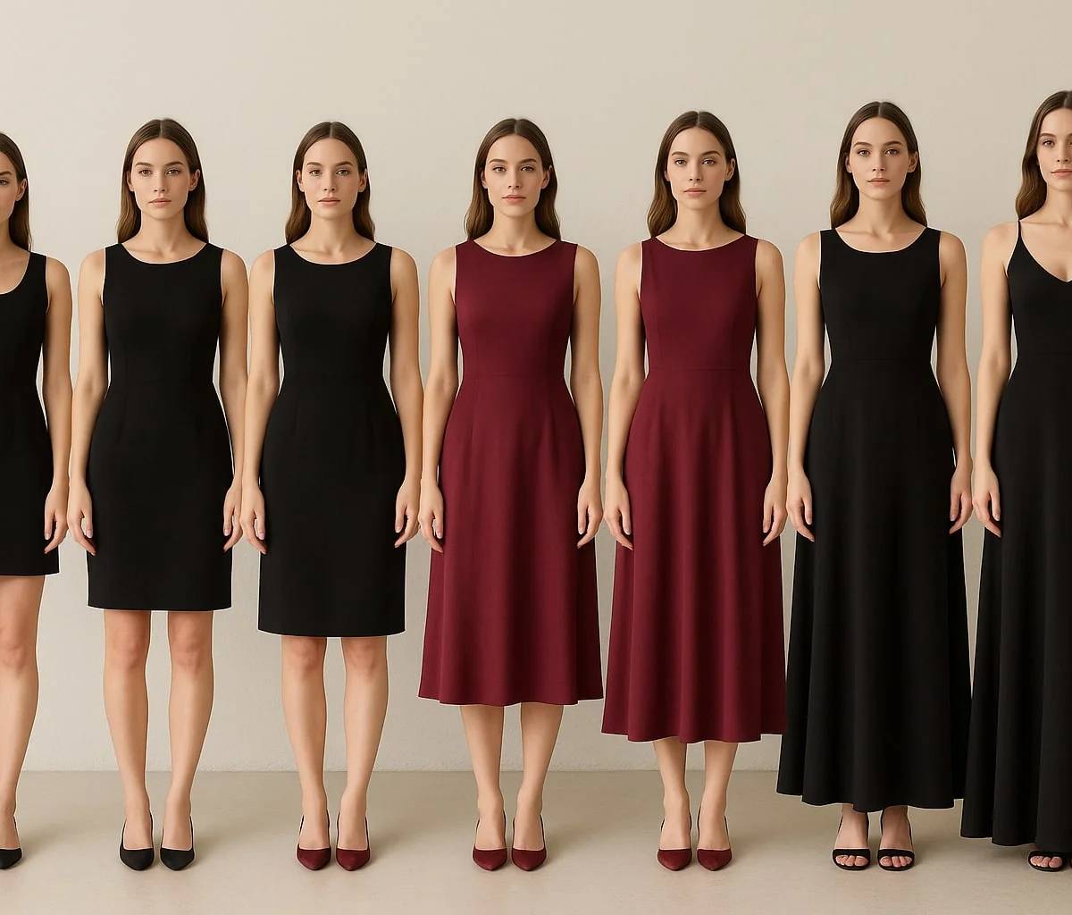 Vestido largo o midi: cuál elegir según tu evento, tu estatura y tu silueta